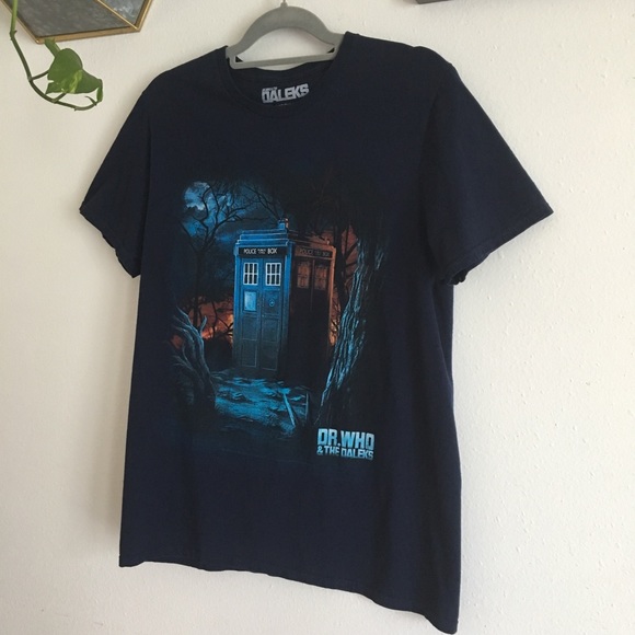 Dr. Who & the Daleks graphic print t-shirt Sz M - Picture 4 of 5